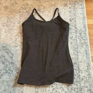 Brown lulu tank